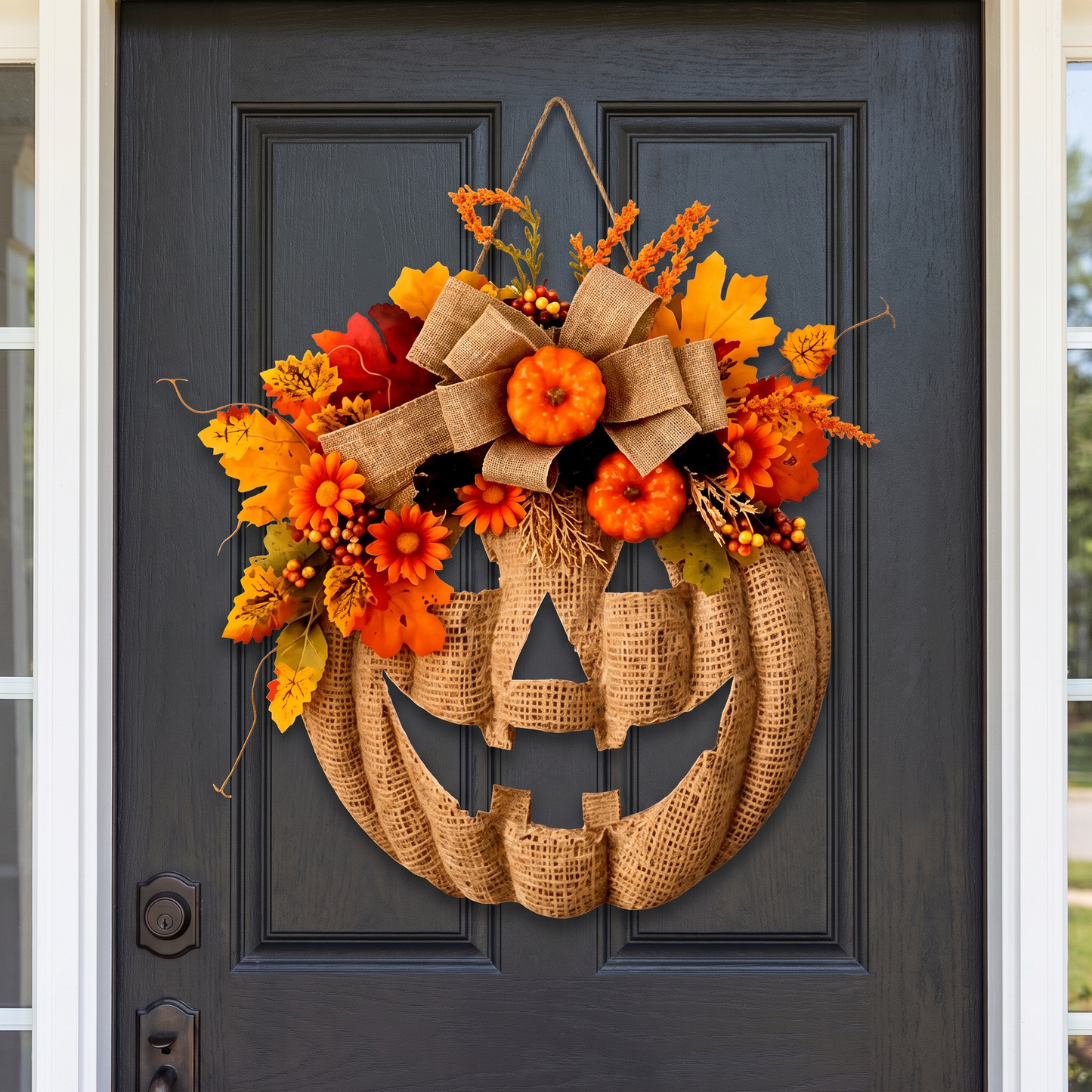 The Handmade Pumpkin Wreath